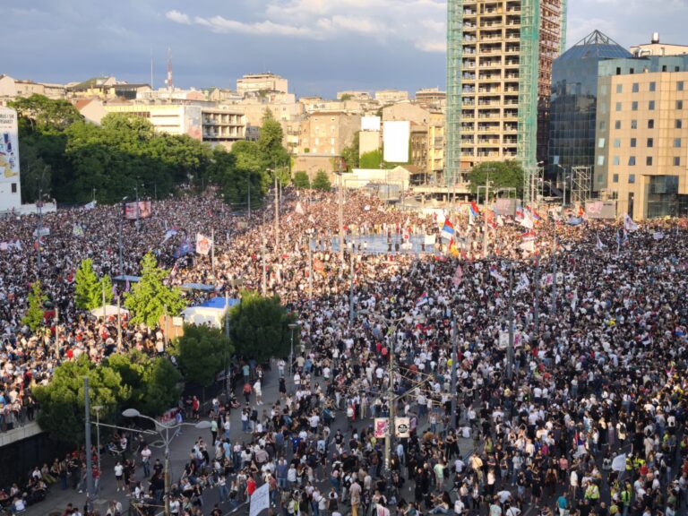 Second largest protest in Serbian history held on Saturday, citizens call for elections
