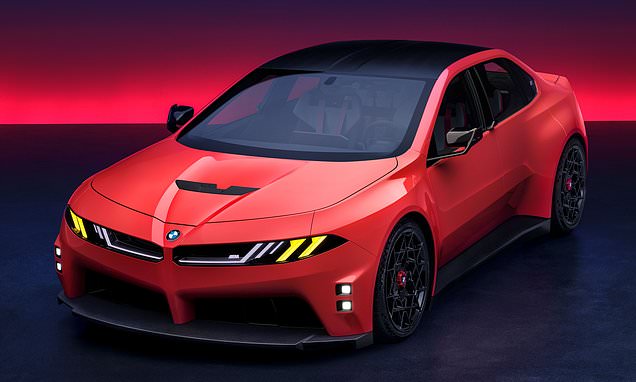 BMW M3 goes electric: M Concept Neue Klasse previews a new green performance saloon