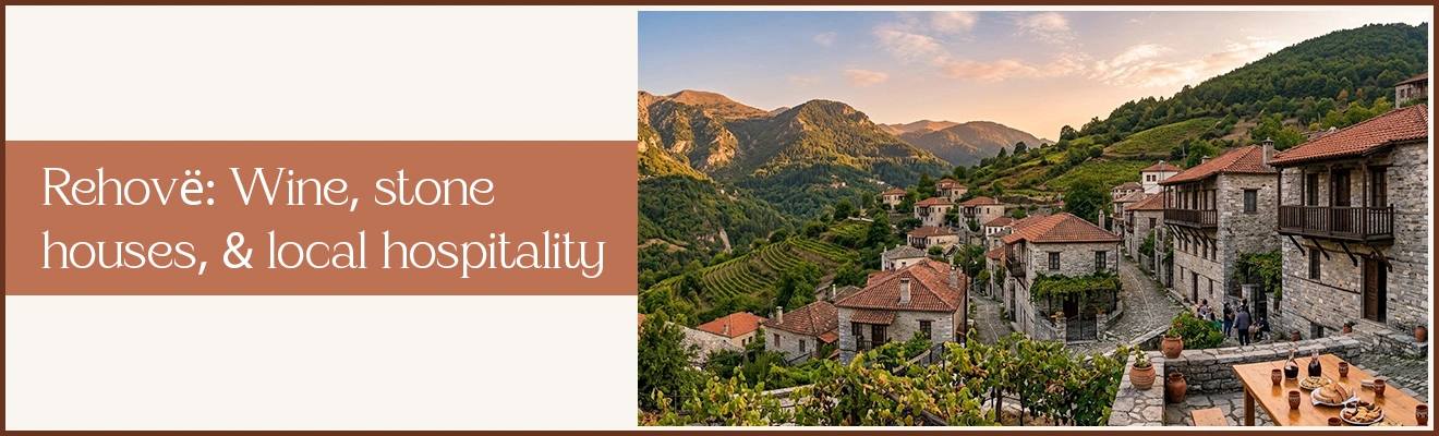 Rehovë: Wine, Stone Houses, and Local Hospitality