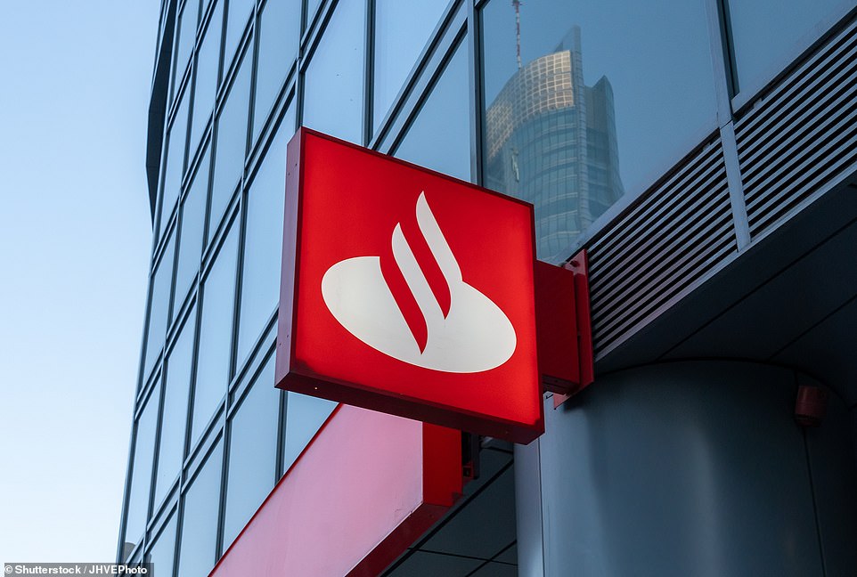 Money spinner: Santander is offering cashback on household bills.