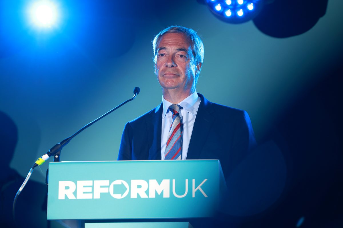 Nigel Farage’s party won a barnstorming victory in previously-Tory Kent in May’s local elections, alongside nine other county councils, in part over promises to slash spending. (Photo by Lia Toby/Getty Images)