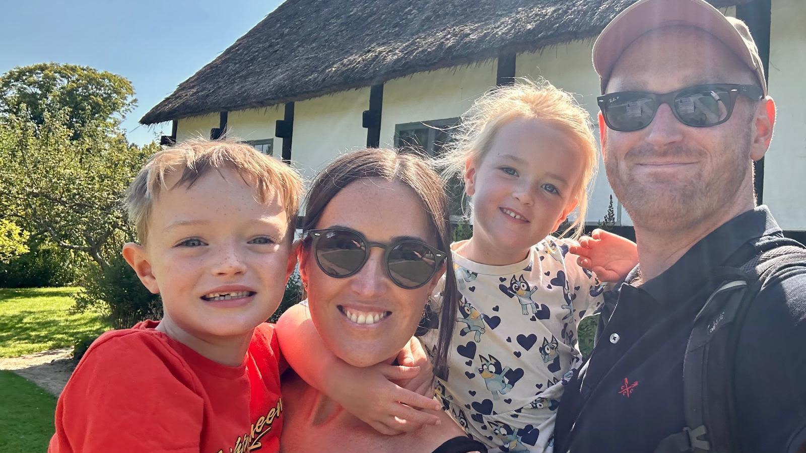 The Vanderpump family on holiday in Denmark