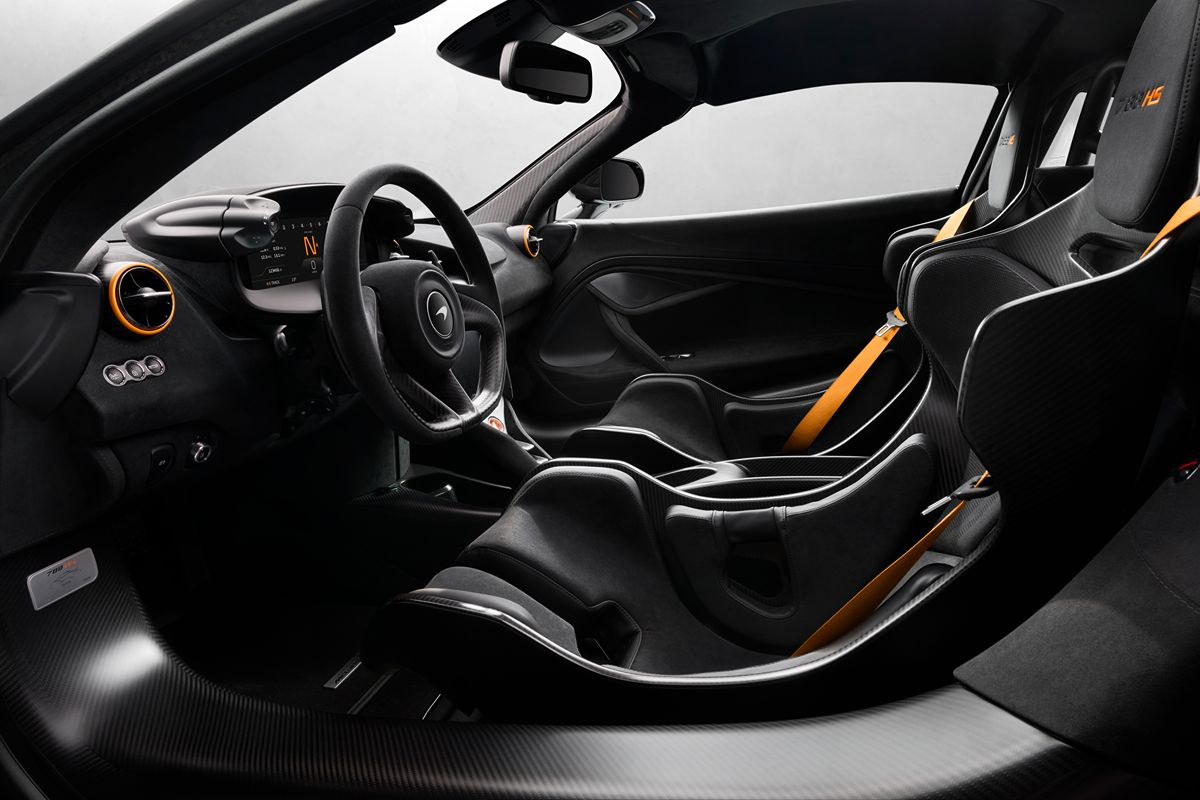 the 788HS feels pared-back and driver-focused, as you’d expect for a McLaren