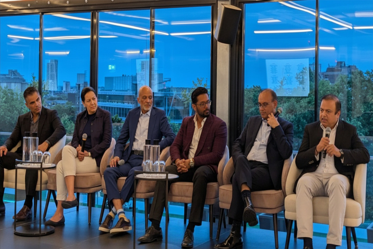 Indiaspora event at London skyline showcasing cultural exchange and networking among influential Indian diaspora leaders